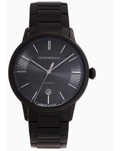 Emporio Armani Reloj Automático Emporio Ari Swiss De Acero Inoxidable Negro