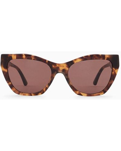 Emporio Armani Cat-eye Sunglasses - White