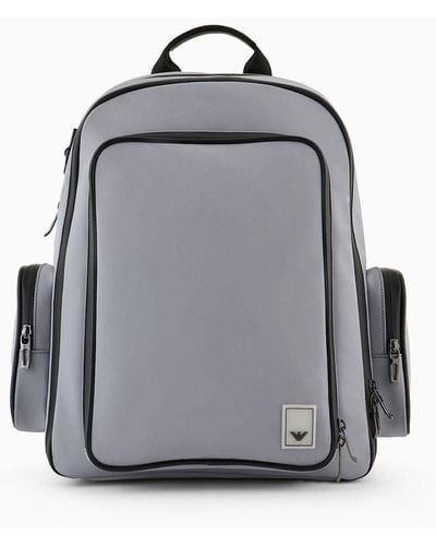 Emporio Armani Travel Essentials Nylon Backpack - Gray