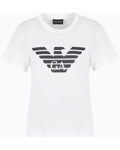 Emporio Armani Camisetas De Corte Estándar - Blanco
