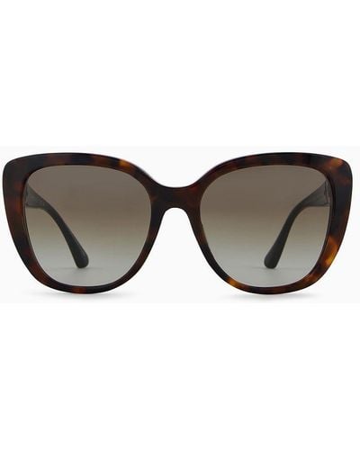 Emporio Armani Butterfly-sonnenbrille - Rot