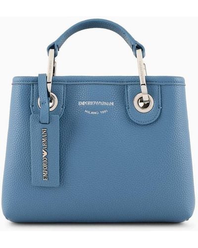 Emporio Armani Mini Bag Myea Stampa Cervo - Blu