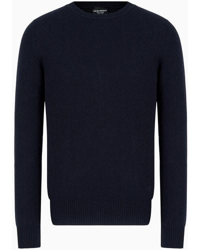 Emporio Armani Pure Cashmere Sweater - Blue
