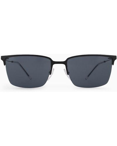 Emporio Armani Square Sunglasses - Blue