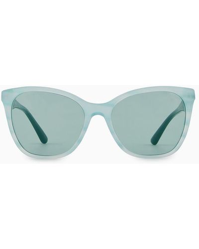 Emporio Armani Gafas De Sol Modelo Mariposa Para - Azul