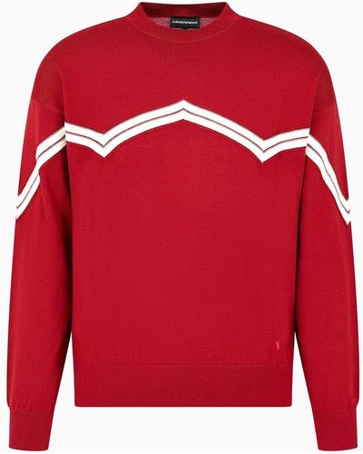 Emporio Armani Jumpers - Red