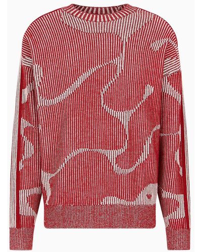 Emporio Armani Sweaters - Red
