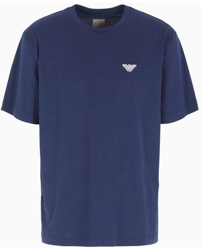 Emporio Armani Regular Fit T-shirts - Blue