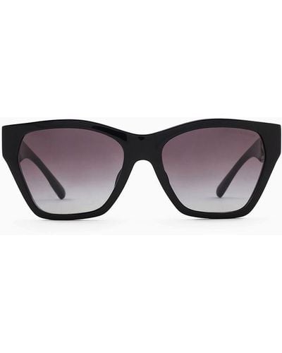 Emporio Armani 's Cat-eye Sunglasses - White