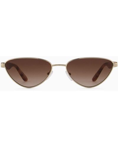 Emporio Armani Irregular-shaped Sunglasses - White