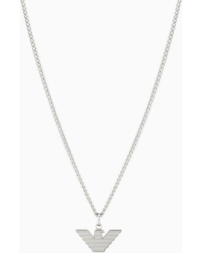 Emporio Armani Collier Avec Pendentif En Acier Inoxydable - Noir