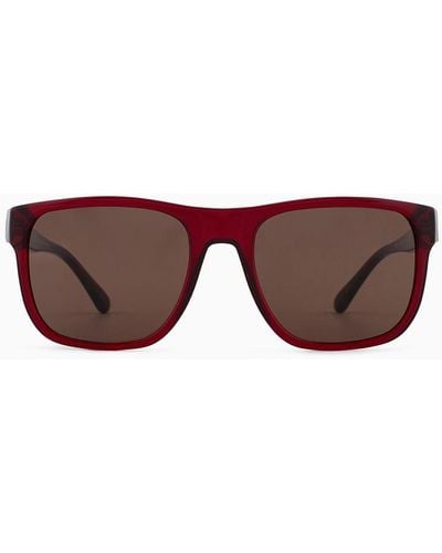 Emporio Armani Pillow Sunglasses - Red