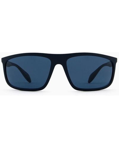 Emporio Armani Aviator Sunglasses - Blue