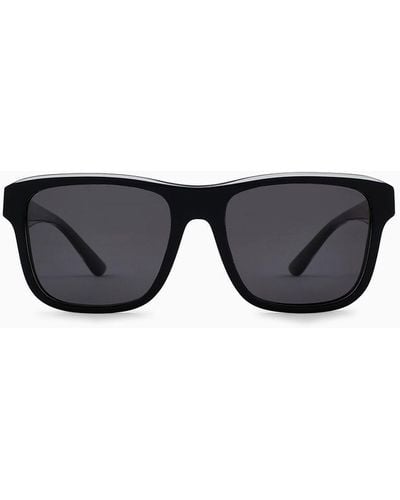 Emporio Armani Pillow Sunglasses - Black