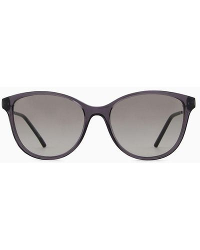 Emporio Armani Sonnenbrille Mit Cat-eye-fassung - Grau