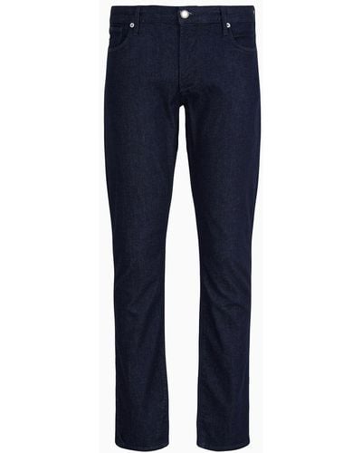 Emporio Armani Jeans J06 In Slim Fit Aus Komfort-denim-twill 9,5 Oz - Blau