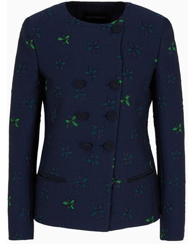 Vestes sport, blazers et vestes de tailleur Emporio Armani pour femme |  Réductions en ligne jusqu'à 73 % | Lyst