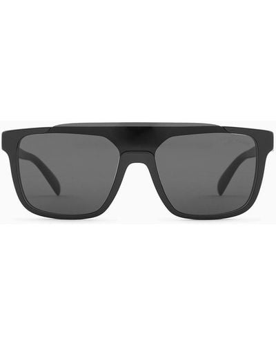 Emporio Armani 's Square Sunglasses - Gray
