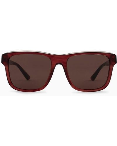 Emporio Armani Pillow Sunglasses - Brown