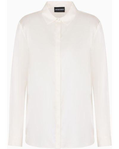 Emporio Armani Klassische Hemden - Weiß