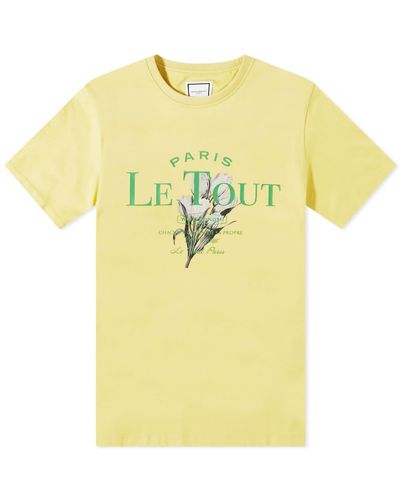 WOOYOUNGMI Tulip Print T-shirt - Yellow