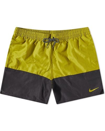 Nike Split 5" Volley Shorts - Yellow