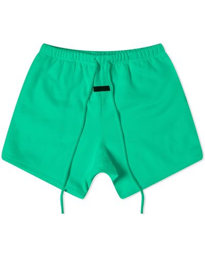 Fear Of God Spring Tab Detail Sweat Shorts - Green
