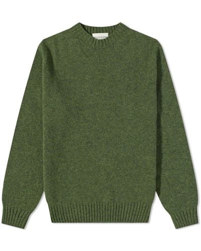 COUNTRY OF ORIGIN Supersoft Seamless Crew Knit - Green