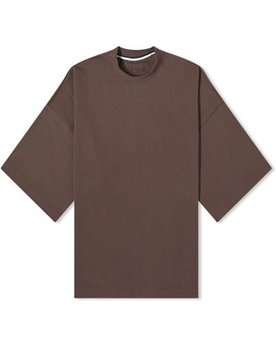 Nike Tech Fleece Short Sleeve T-Shirt - Brown