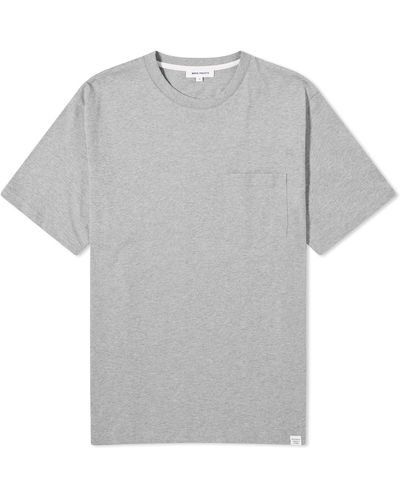 Norse Projects Johannes Standard Pocket T-Shirt - Grey
