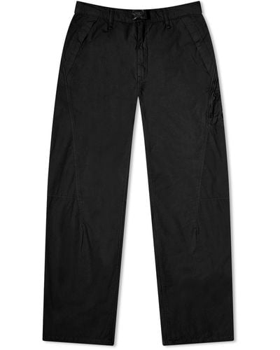 C.P. Company Micro Reps Loose Utility Trousers - Black