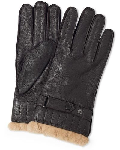 Barbour Leather Utility Glove - Brown