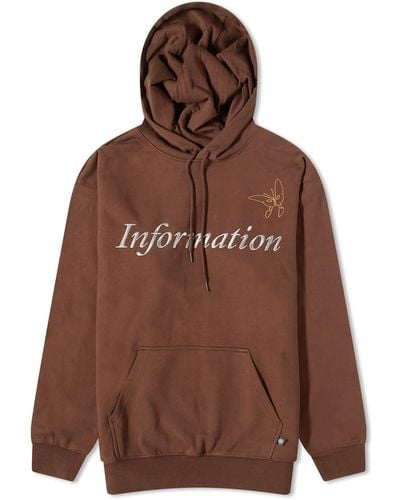 Pam Information Popover Hoodie - Brown
