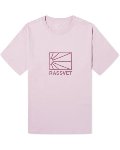 Rassvet (PACCBET) Big Logo T-Shirt - Pink