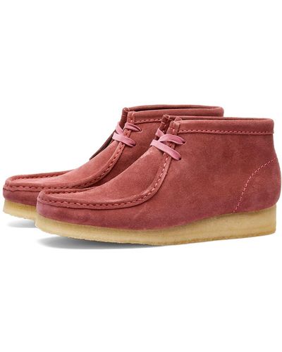 Clarks Wallabee Boot - Red