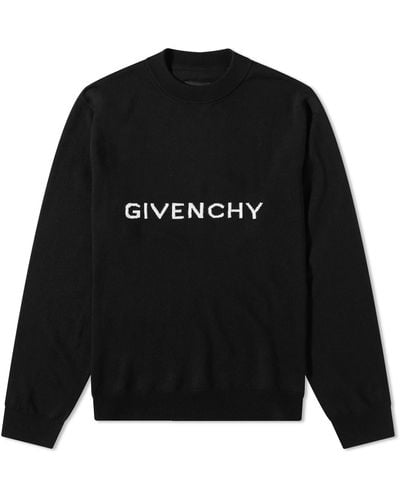 Givenchy Archetype Logo Crew Knit - Black