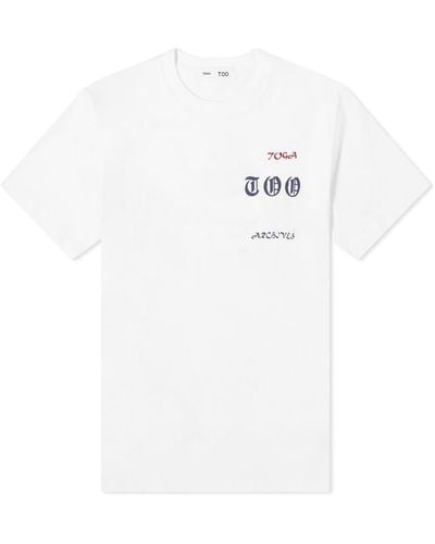Toga Print T-Shirt - White