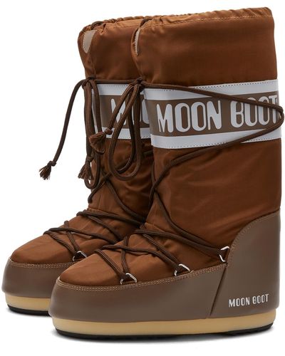 Moon Boot Icon Nylon Boot - Brown