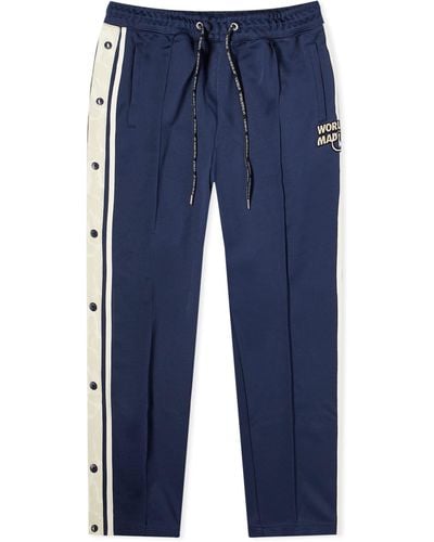 A Bathing Ape Jersey Track Trousers - Blue