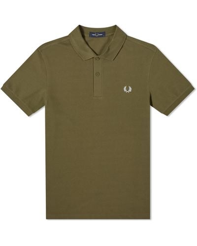 Fred Perry Plain Polo Shirt - Green