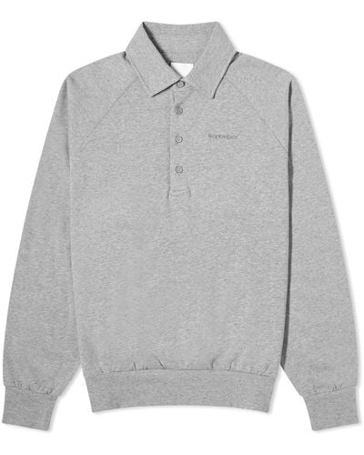 Givenchy Polo Sweatshirt Light Melange - Grey