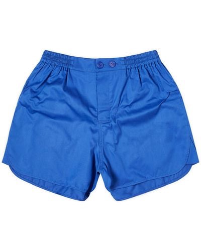 Hay Outline Pyjama Shorts - Blue