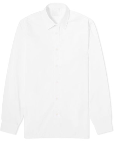 Givenchy 4G Embroidered Poplin Shirt - White