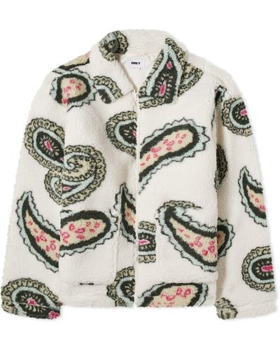 Obey Paisley Sherpa Jacket - Multicolor