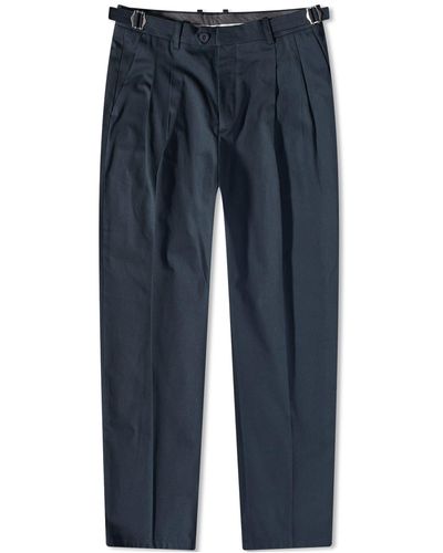 FRIZMWORKS Two Tuck Trousers - Blue