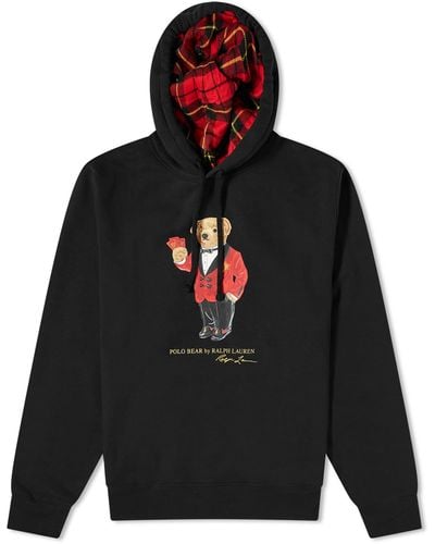 Polo Ralph Lauren Lunar New Year Bear Hoodie - Black