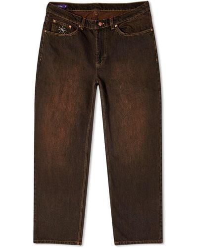 Fucking Awesome Fecke baggy Denim Jeans - Brown