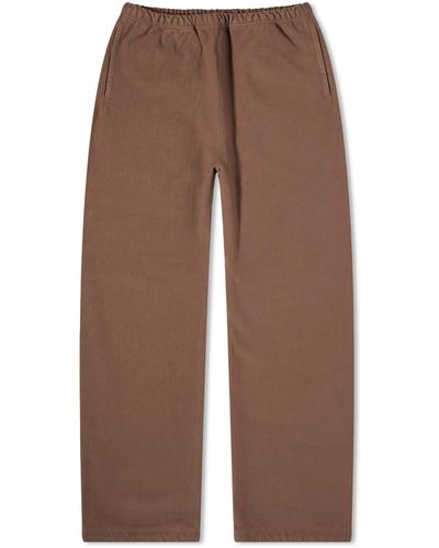AURALEE Super Milled Sweat Trousers - Brown