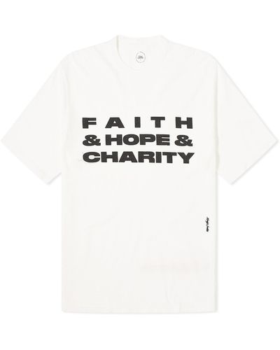 Magic Castles Faith & Hope & Charity T-Shirt - White
