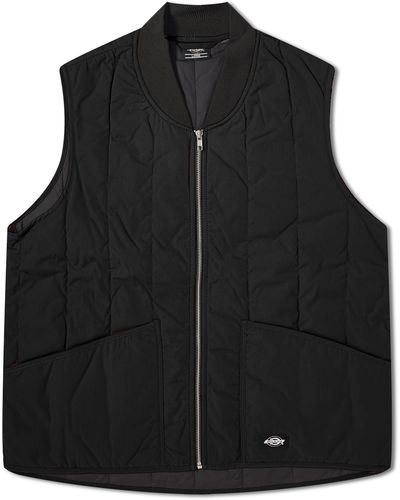 Dickies Premium Collection Quilted Vest - Black